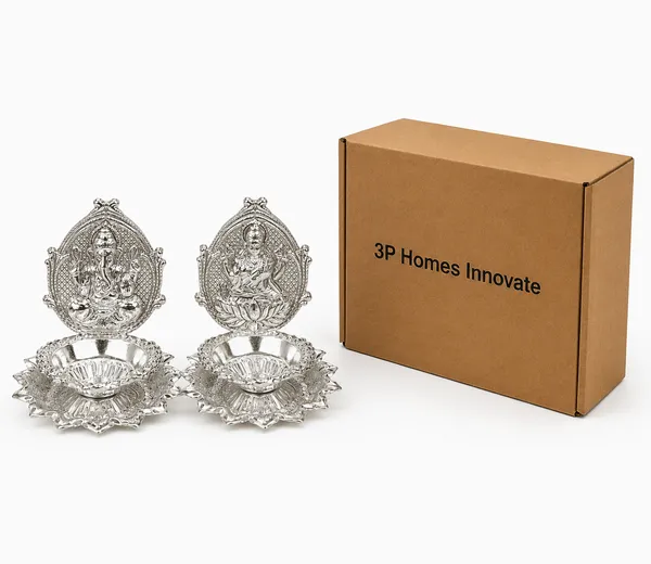 Ganesh_&_Lakshmi_Lotus_Diya_shaped_Set_of_2