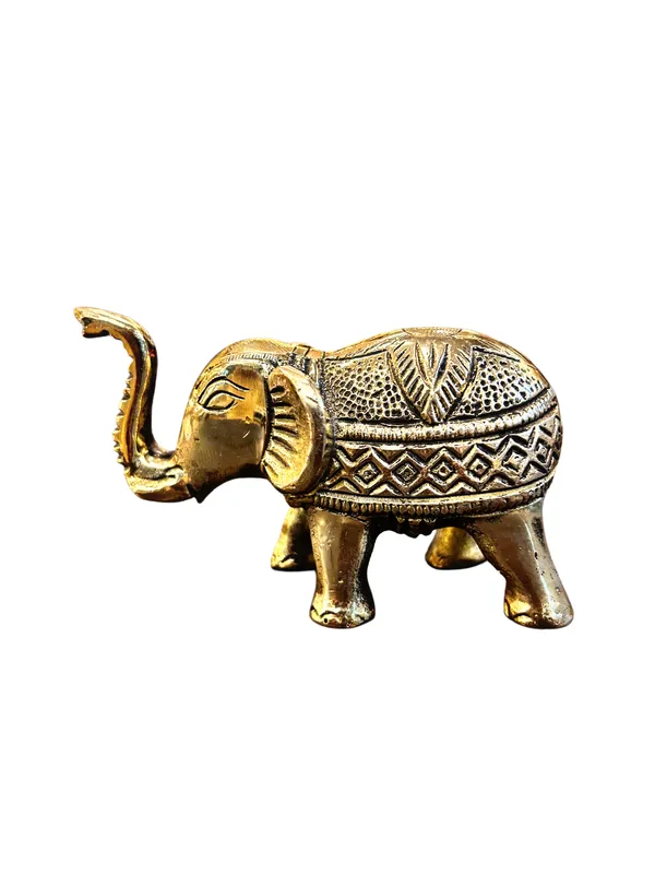 Gold_Finish_Ornate_Elephant_Figurine