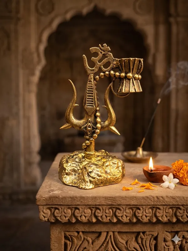 Gold-Tone_Shiva_Trishul_Om_Damru_Decorative_Figurine