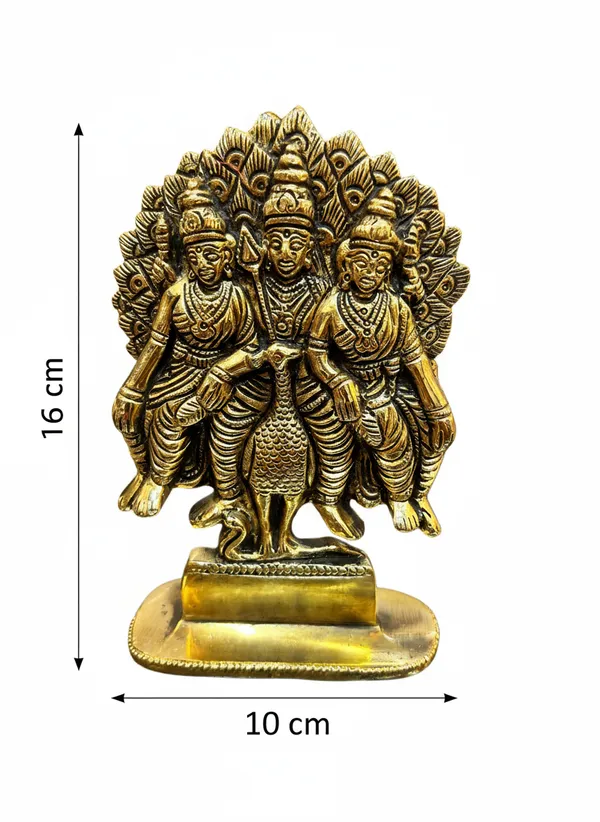 Gold_Tone_Religious_Peacock_Motif_Idol