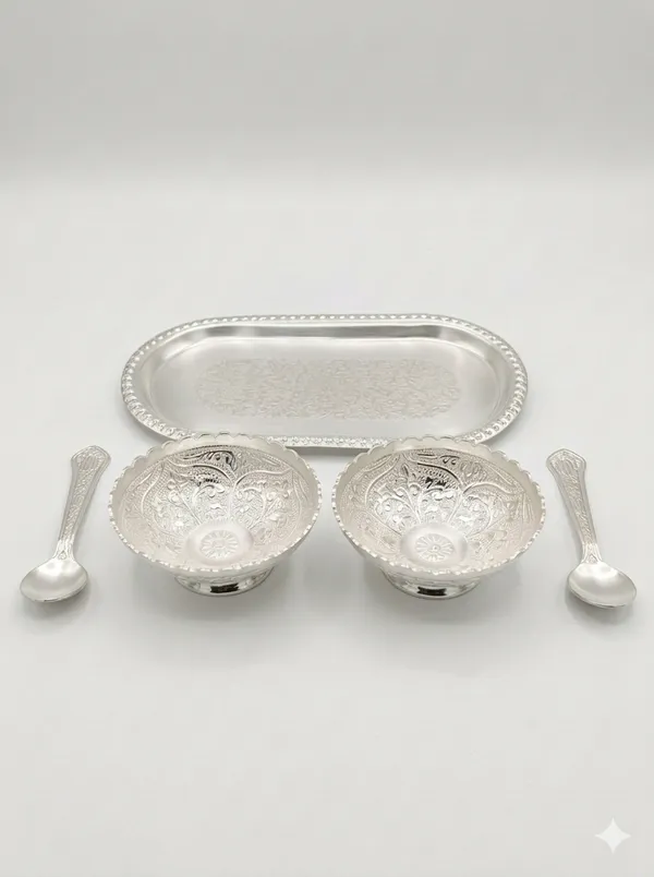 Silver-Tone_Traditional_Floral_Pooja_Thali_Set