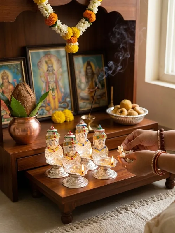 Varalakshmi_Mukhota_Deepams_(Pack_of_4)_-_Pure_German_Silver