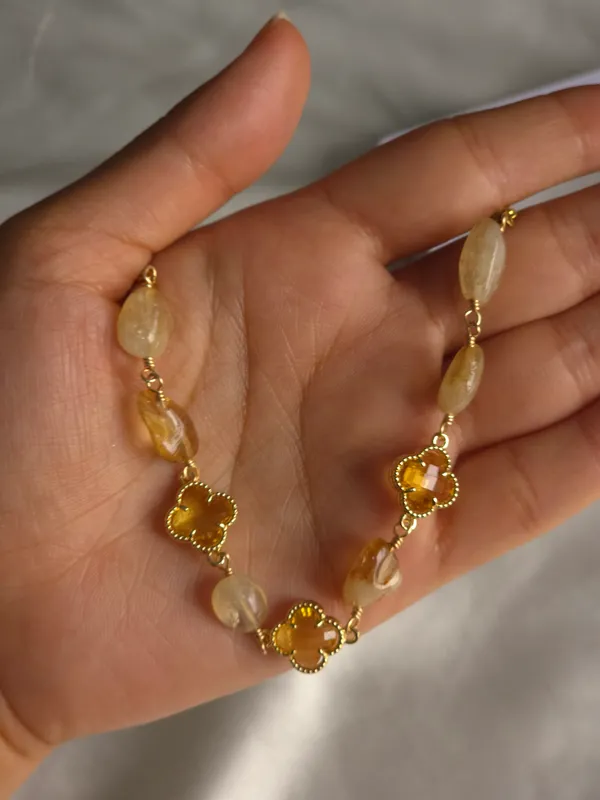 Citrine_Clover_Harmony_Bracelet