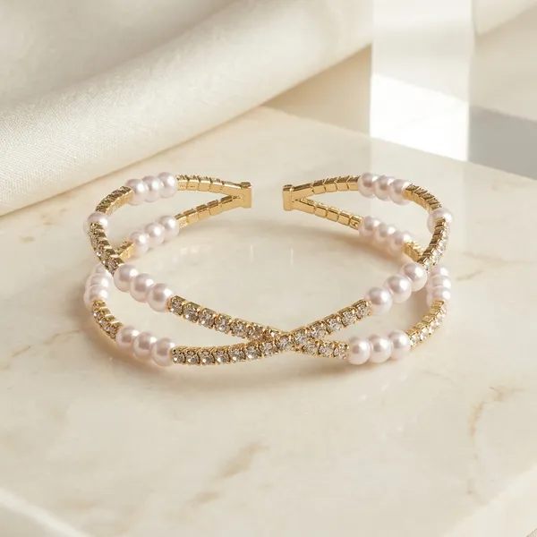 Pearl_Ã‰clat_Crisscross_Cuff_Bracelet