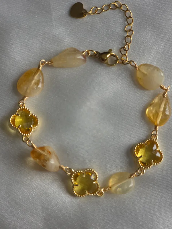 Citrine_Clover_Harmony_Bracelet