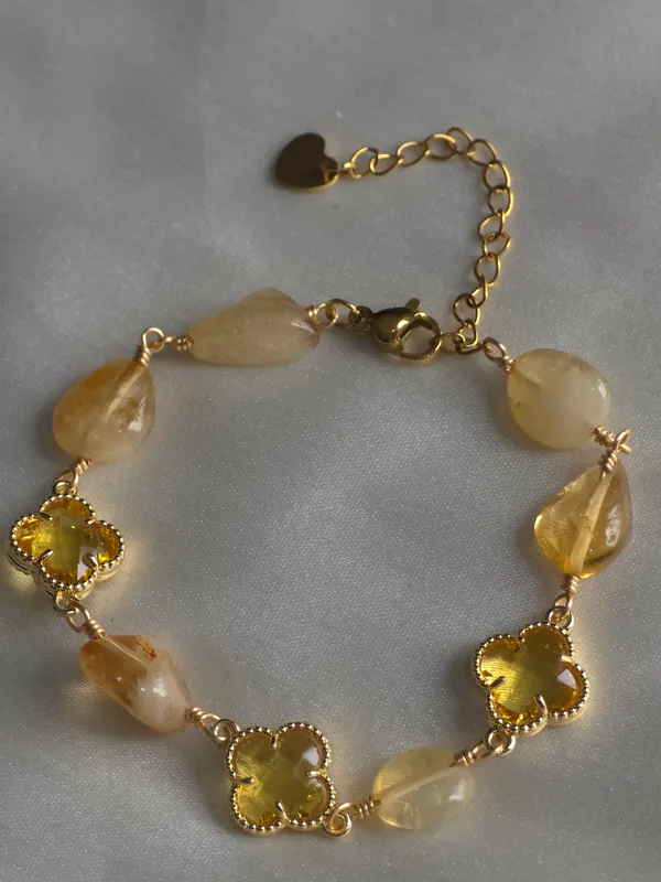 Citrine_Clover_Harmony_Bracelet