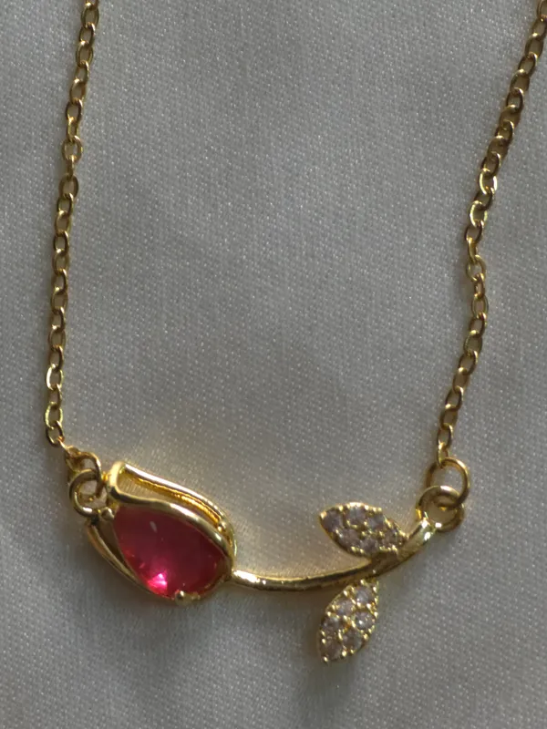 Aurelia_Ruby_Leaf_Necklace