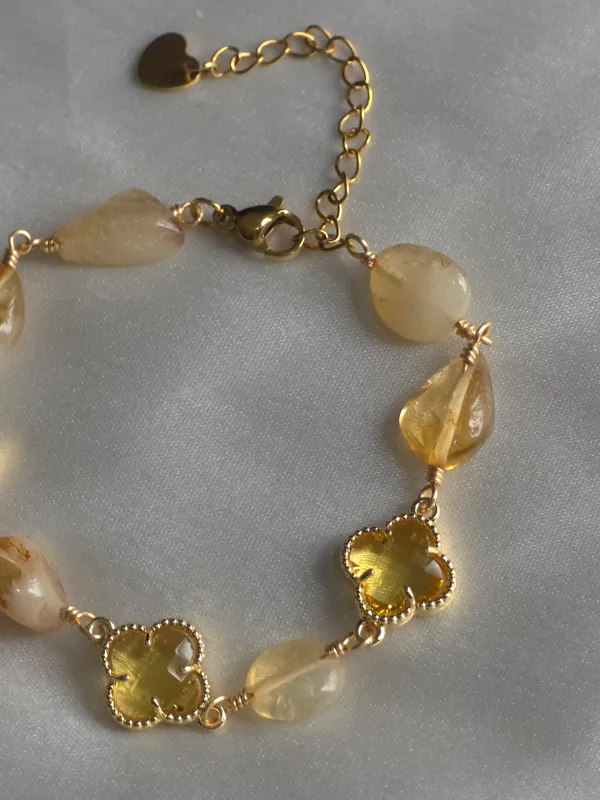 Citrine_Clover_Harmony_Bracelet