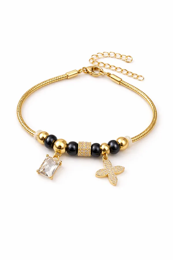 Ashaarya_Midnight_Clover_Charm_Bracelet