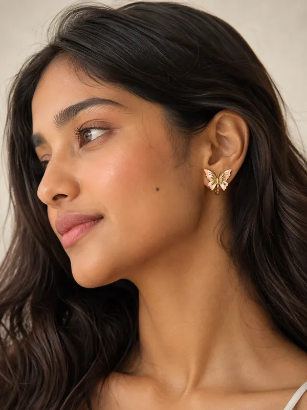 Blush_Flutter_Clip-On_Earrings