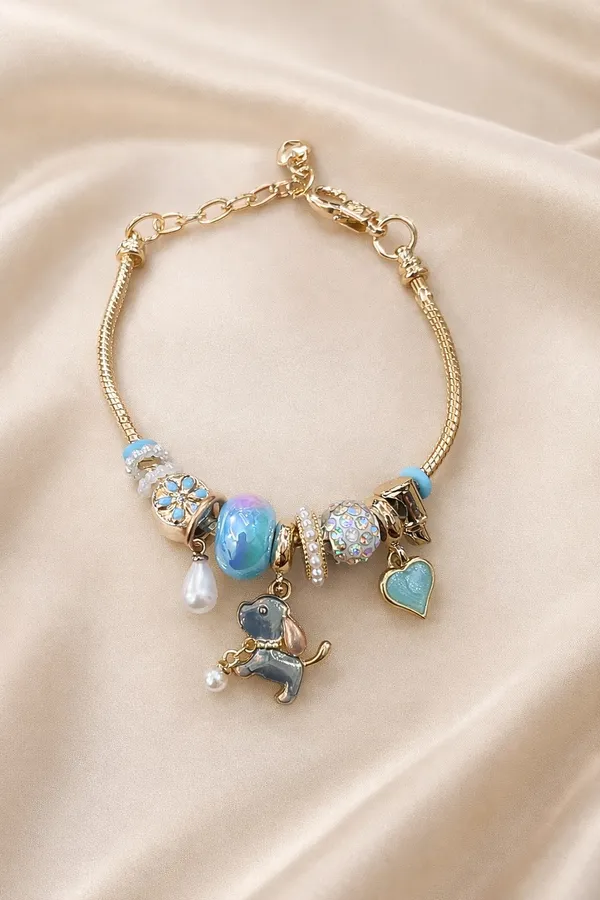 Pup_Charm_Bracelet_â€“_Aqua_Edition
