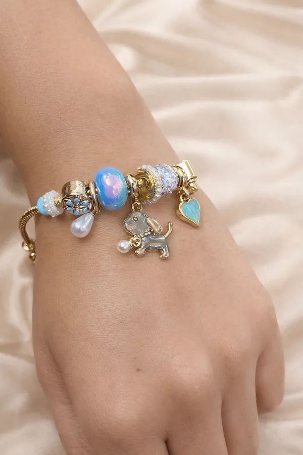 Pup_Charm_Bracelet_â€“_Aqua_Edition