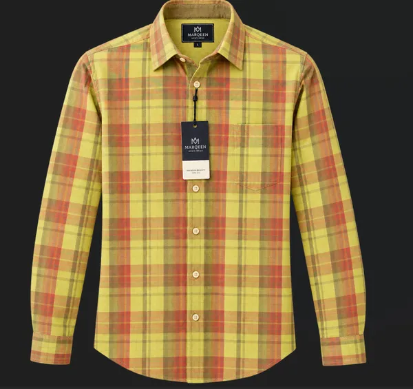 Yellow_Checked_Full_Sleeve_Shirt_for_Men
