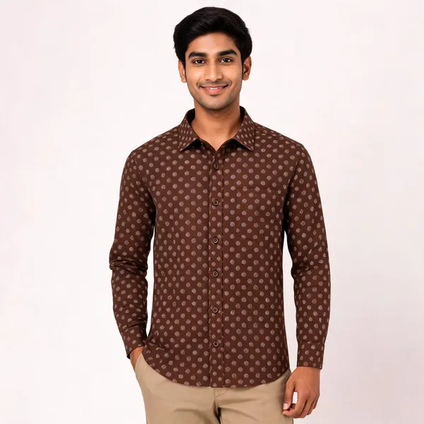 Grey_And_Brown_Full_Sleeve_Shirt_for_Men