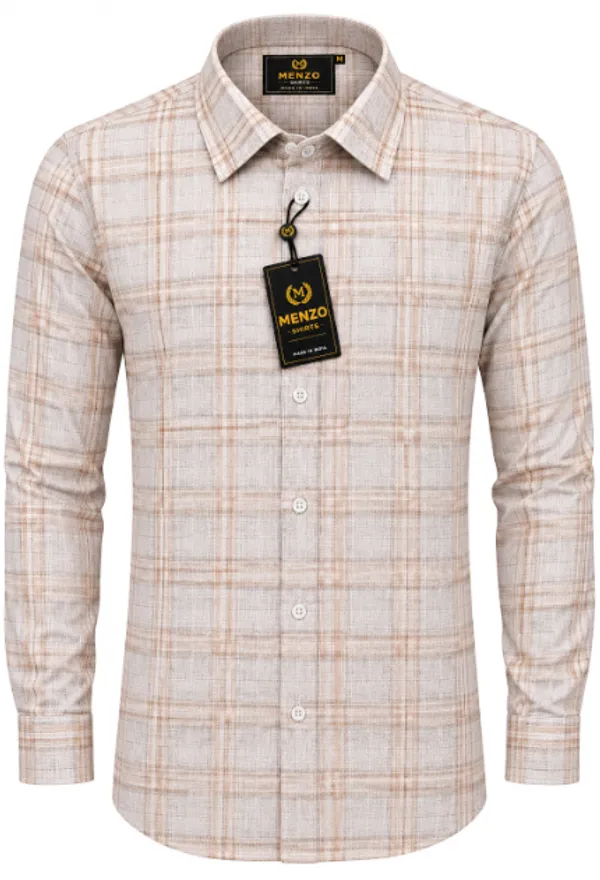 Beige_Checked_Full_Sleeve_Shirt_for_Men