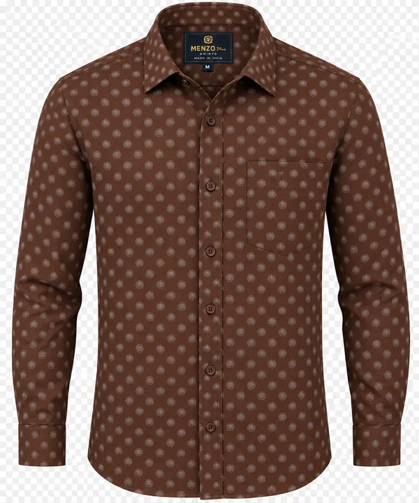 Brown_Printed_Full_Sleeve_Shirt_for_Men