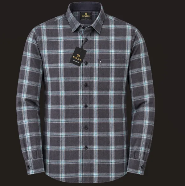 Grey_Cotton_Plaid_Shirt_for_Men