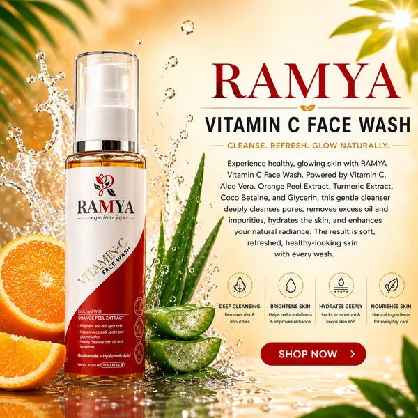 Ramya_Vitamin_C_Brightening_Face_Wash_With_Aloe_Vera