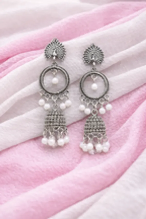 Tribal_Peacock_Hoop_Jhumkas_With_Pearl_Accents