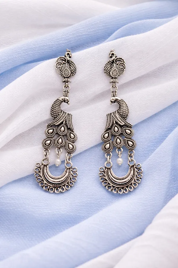 Majestic_Peacock_Chandbali_Style_Oxidised_Earrings