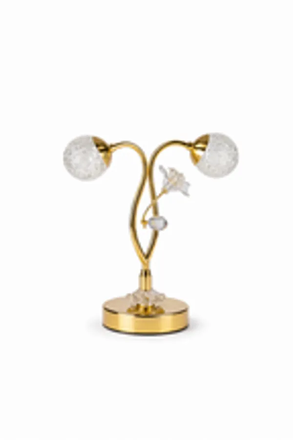 Gold_Double_Arm_Crystal_Table_Lamp_With_Flower