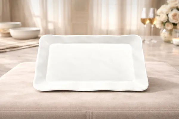 Artisan_Ripple_Rectangular_White_Porcelain_Platter