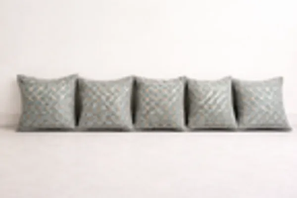 Teal_Blue_Geometric_Lattice_Jacquard_Cushion_Covers
