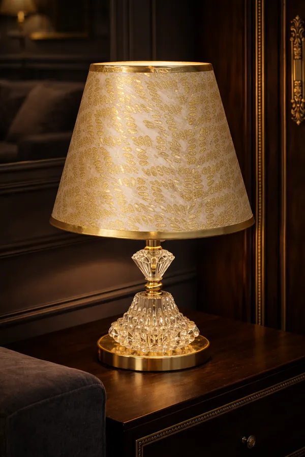 Premium_Crystal_Gold_Table_Lamp_With_Designer_Fabric_Shade_Elegant_Day_Night_Accent_Lamp_For_Living_Room