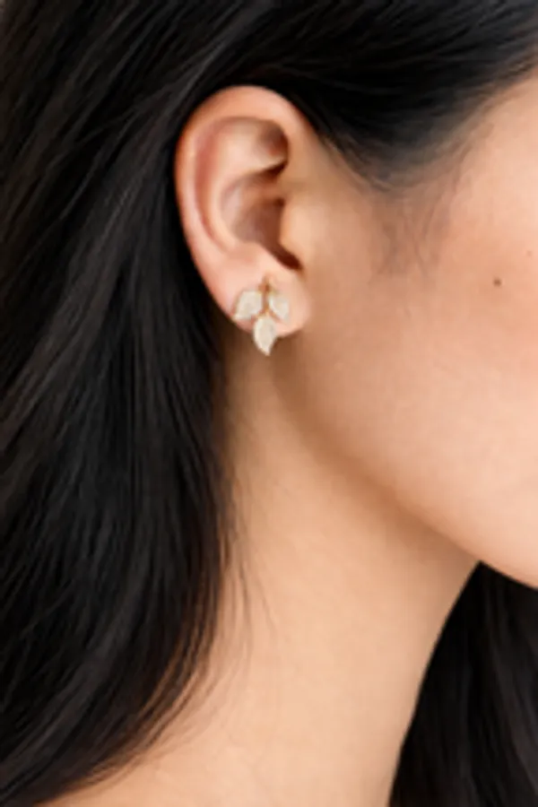 Crystal_Paved_Triple_Leaf_Gold_Jewelry_Set