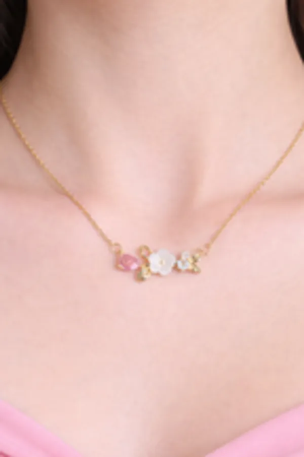 Delicate_Spring_Blossom_Pink_Stone_Necklace