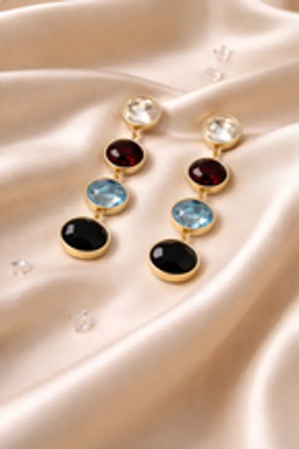 Multicolor_Geometric_Drop_Statement_Earrings