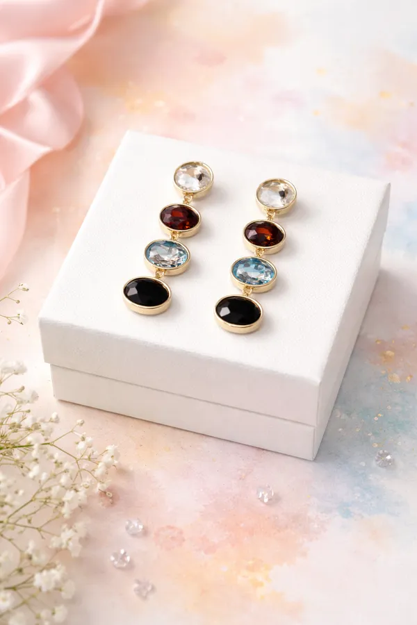 Multicolor_Geometric_Drop_Statement_Earrings