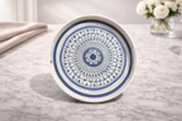 Midnight_Bloom_7_Piece_Melamine_Dinnerware_Serving_Tray_Set