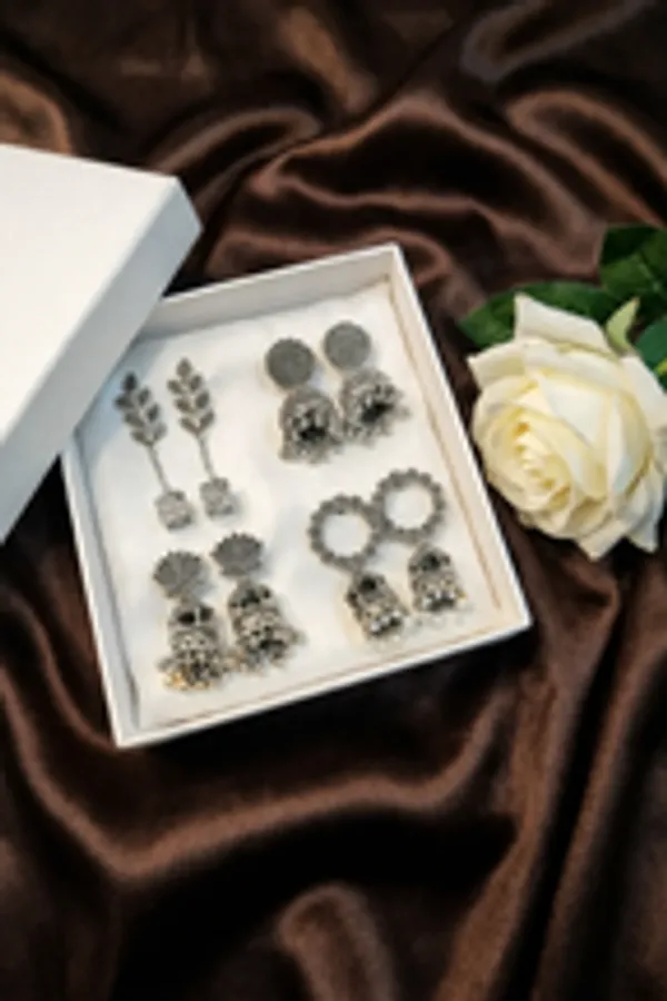 Oxidised_Silver_Statement_Platter_Set_Of_4_Designs