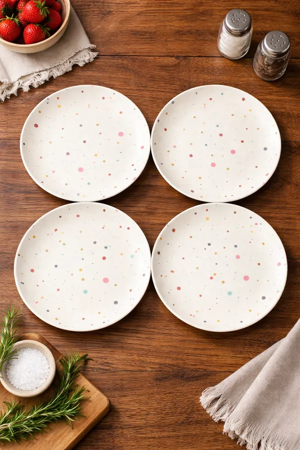 Celebration_Confetti_4_Piece_Wall_Hanging_Plate_Set