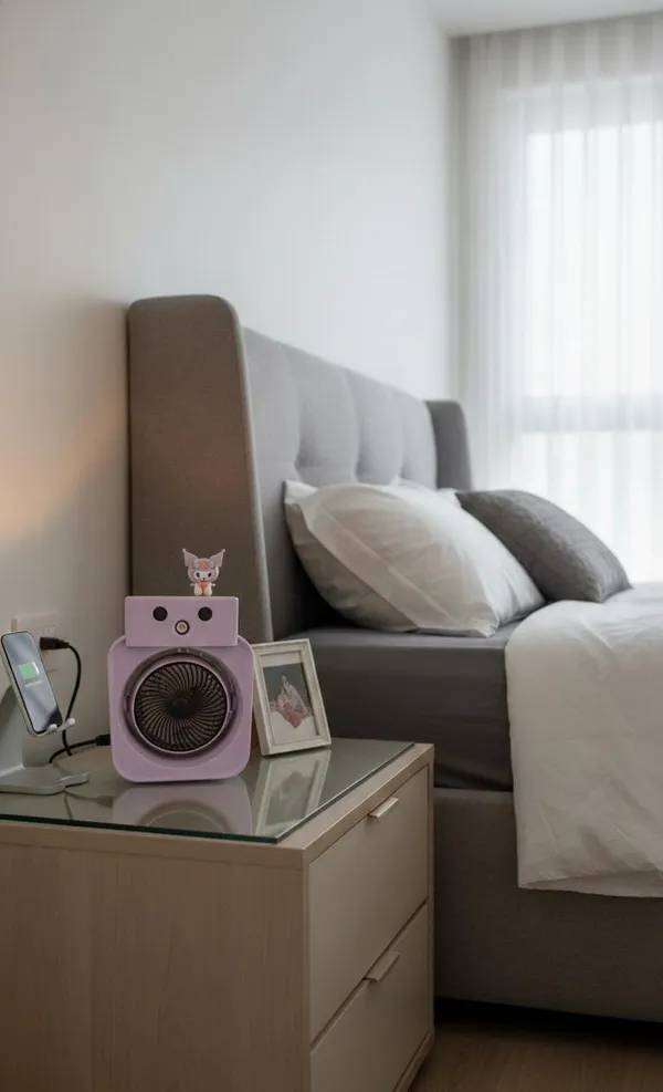 Cute_Purple_Cartoon_Desk_Fan_Portable_Usb_Rechargeable_Mini_Fan