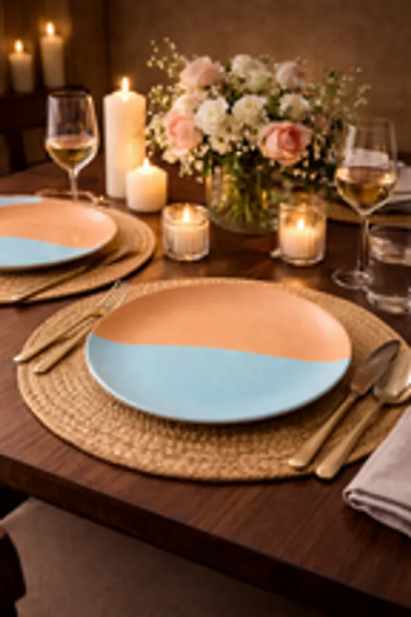 Horizon_Dip_Dye_4_Piece_Artisanal_Plate_Set