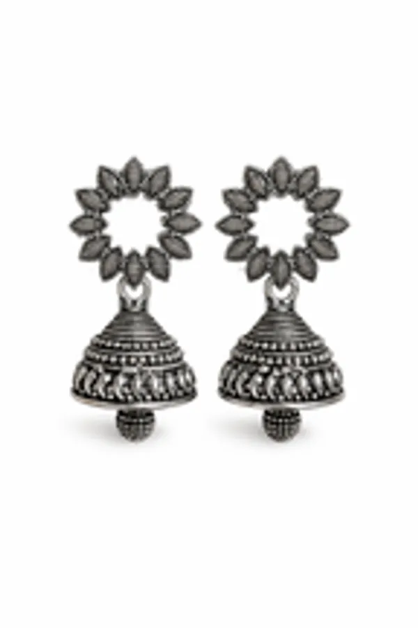 Sunflower_Cutout_Stud_Traditional_Jhumkas