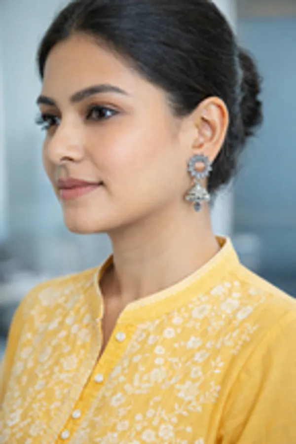 Sunflower_Cutout_Stud_Traditional_Jhumkas
