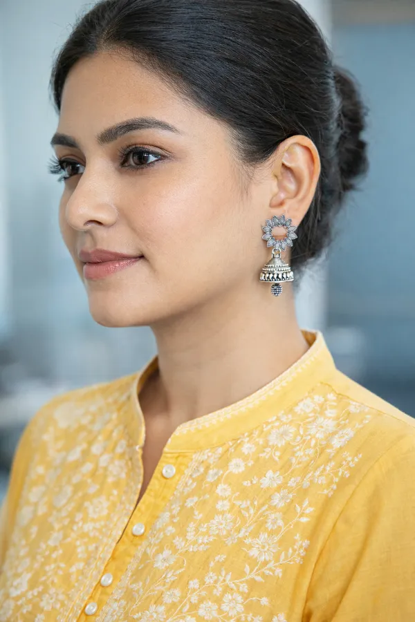 Sunflower_Cutout_Stud_Traditional_Jhumkas