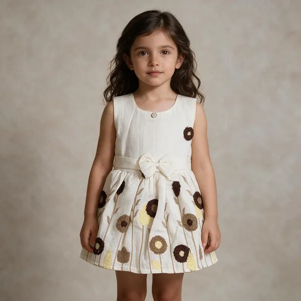 White_Floral_Embroidered_Bow_Frock
