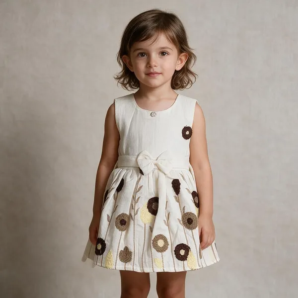 White_Floral_Embroidered_Bow_Frock