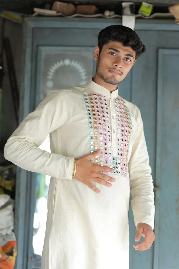 Ivory_Prism_Mirror_Kurta