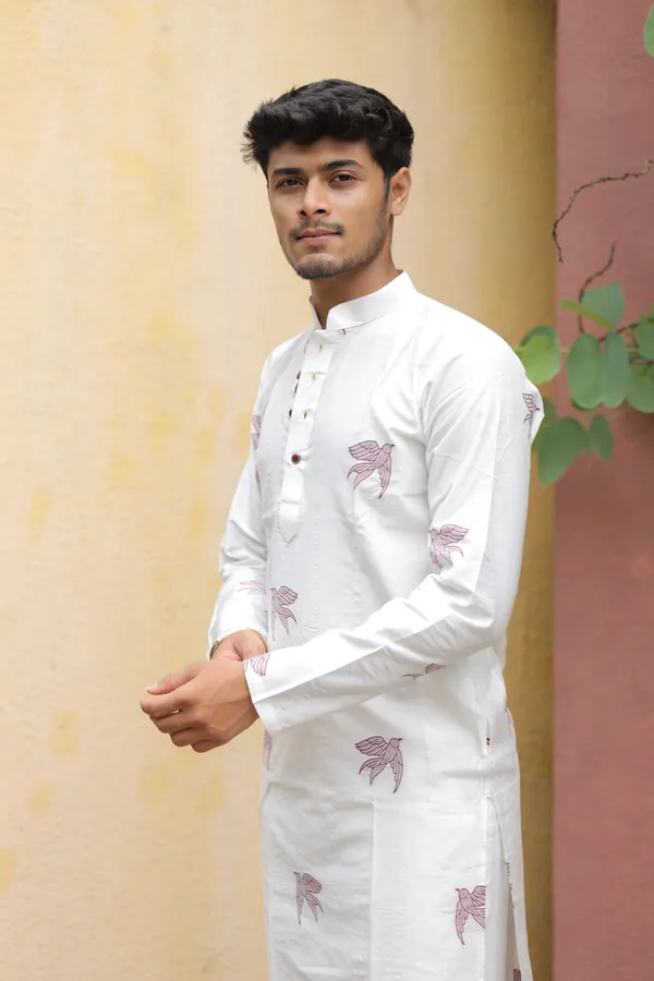Dusk_Aviary_Jacquard_Kurta
