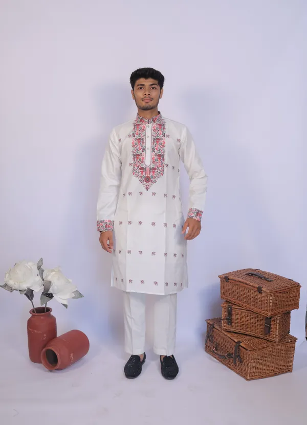 Ivory_Bloom_Heirloom_Jacquard_Kurta