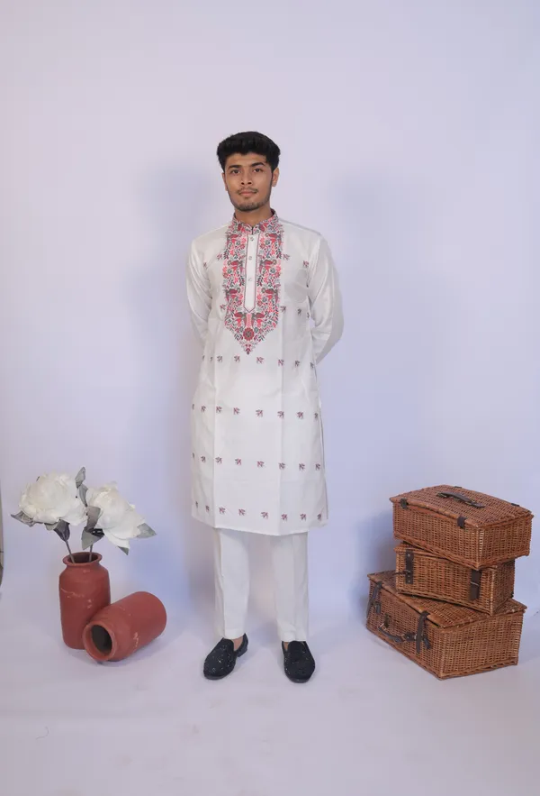 Ivory_Bloom_Heirloom_Jacquard_Kurta