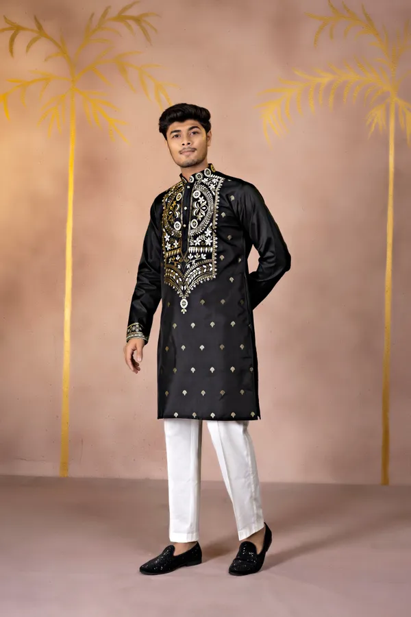 Midnight_Aurelius_Heirloom_Jacquard_Kurta