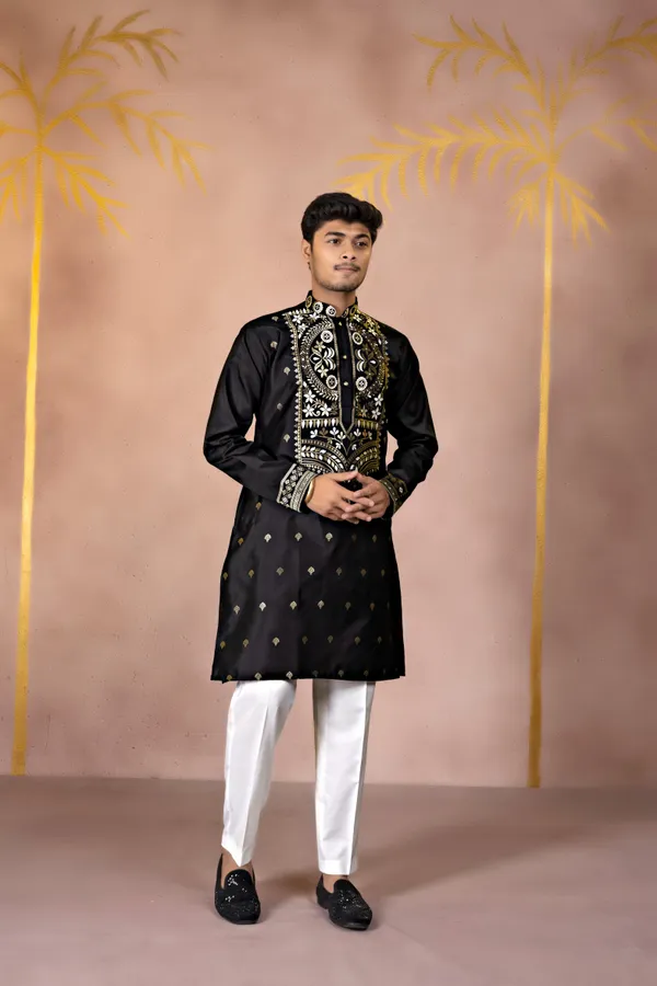 Midnight_Aurelius_Heirloom_Jacquard_Kurta
