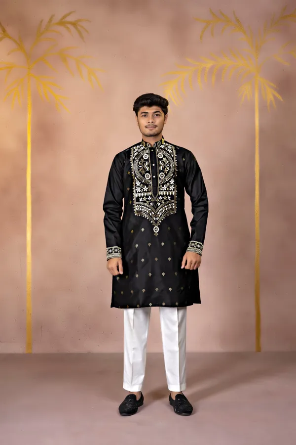 Midnight_Aurelius_Heirloom_Jacquard_Kurta