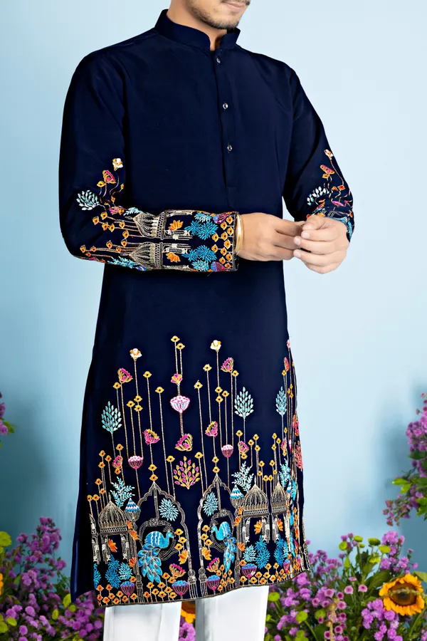 Midnight_Garden_Heritage_Embroidered_Kurta